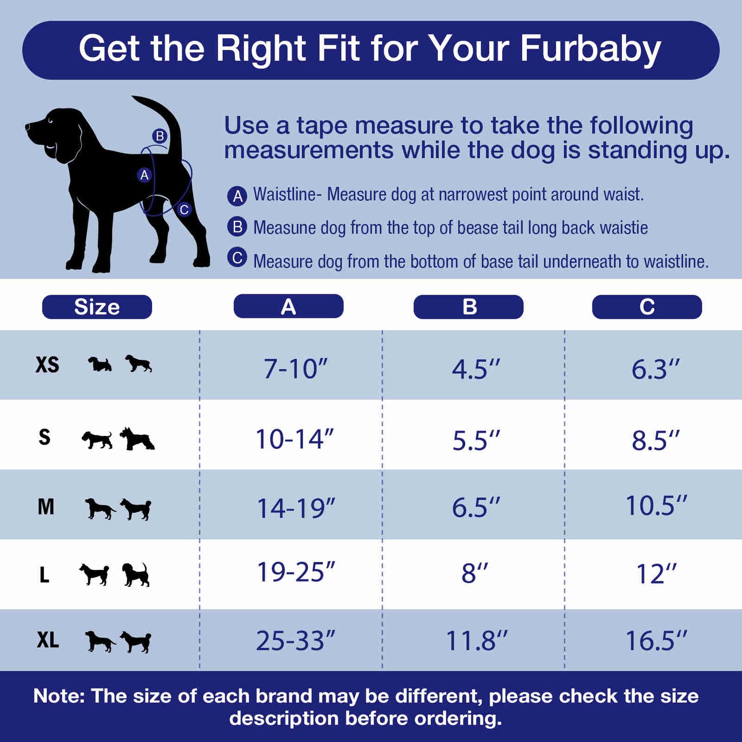 Washable Female Dog Diapers, Reusable Doggy Diapers, 3 Pack (Palm leaves)