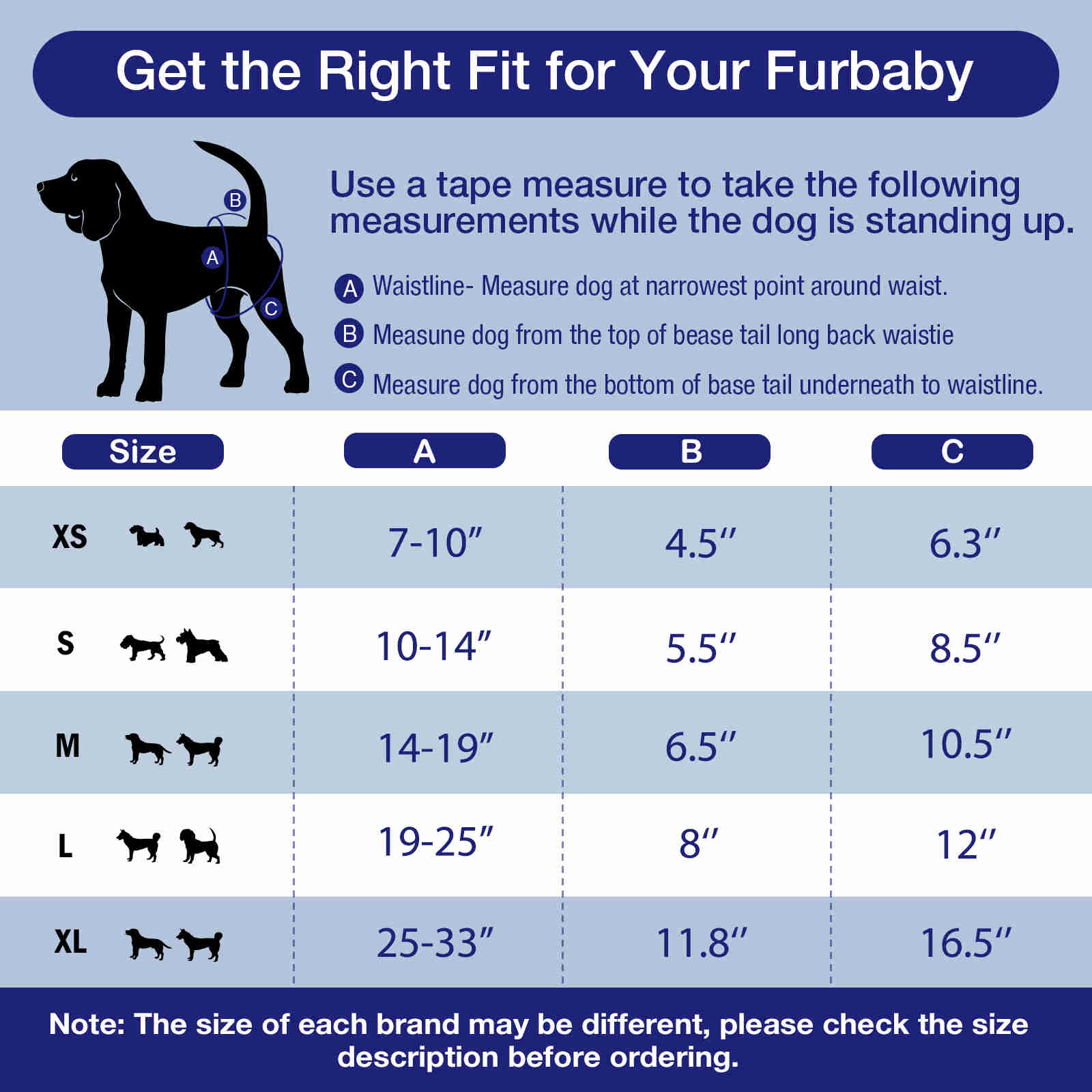 Washable Female Dog Diapers, Reusable Doggy Diapers, 3 Pack (Palm leaves)