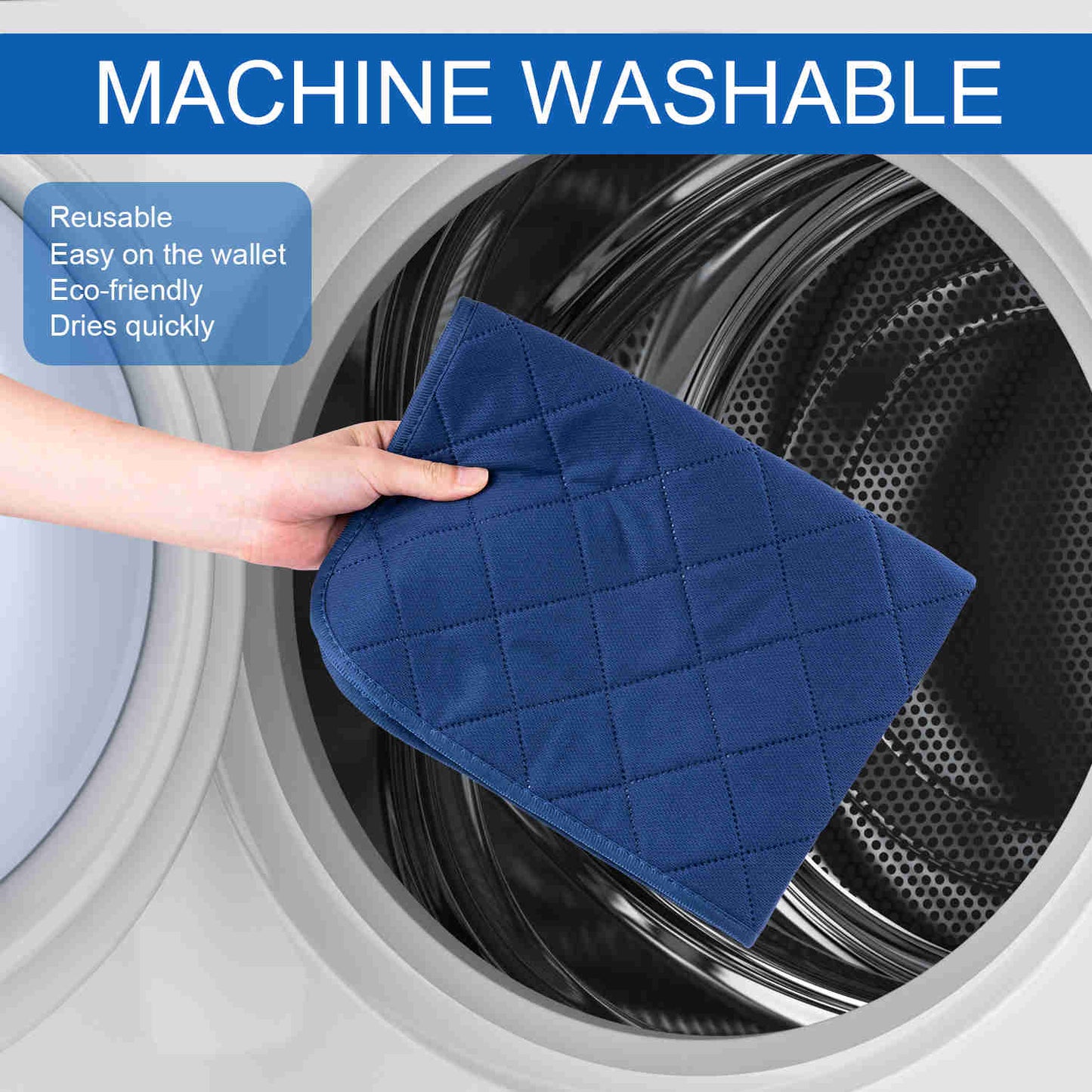 Washable Small Pet Pads, like guinea pigs(Blue Orange)