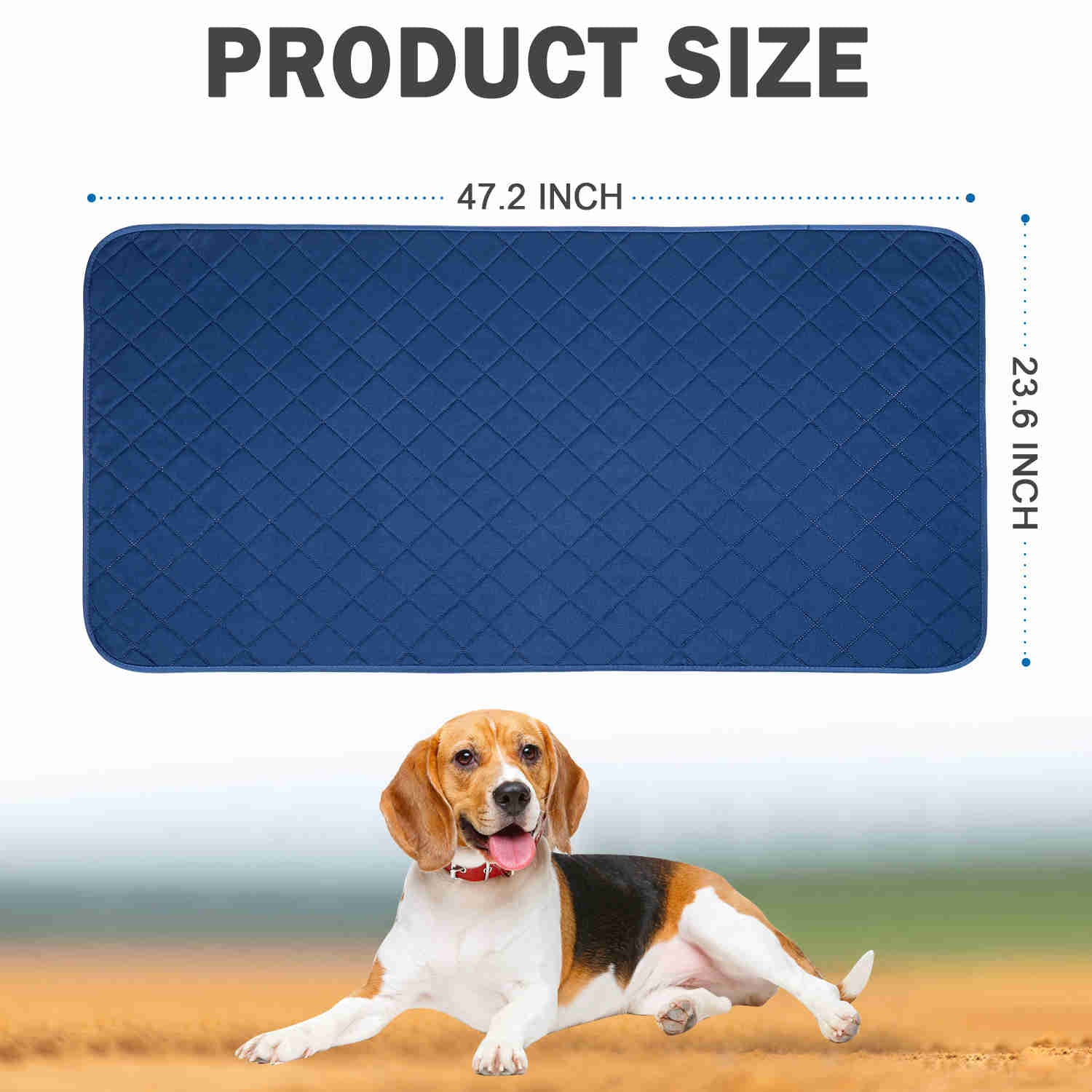 Washable Small Pet Pads, like guinea pigs(Blue/ Orange)