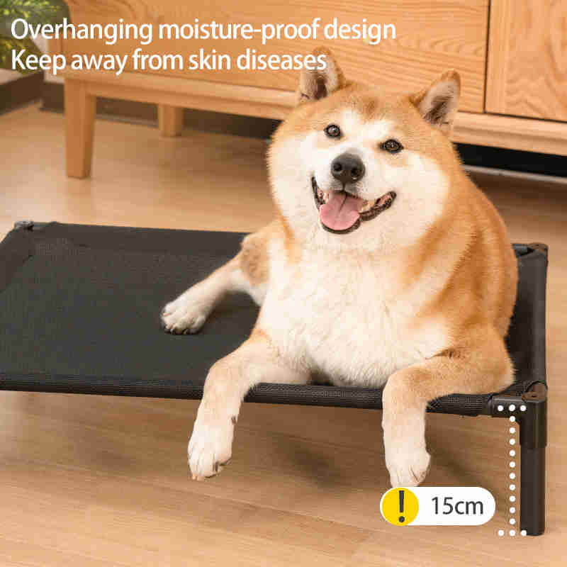 Cool Elevated Dog Bed with Washable Breathable Mesh, 1 Pack