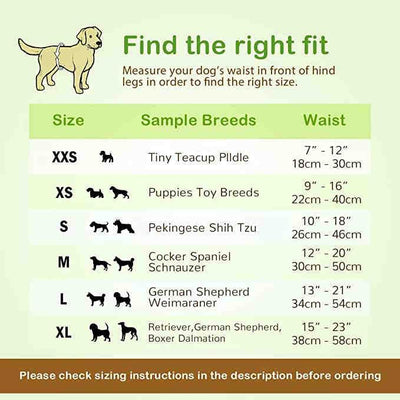 Disposable Female Puppy Dog Diaper