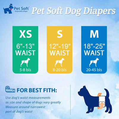 Disposable Male Dog Diapers Wraps with Wetness Indicator