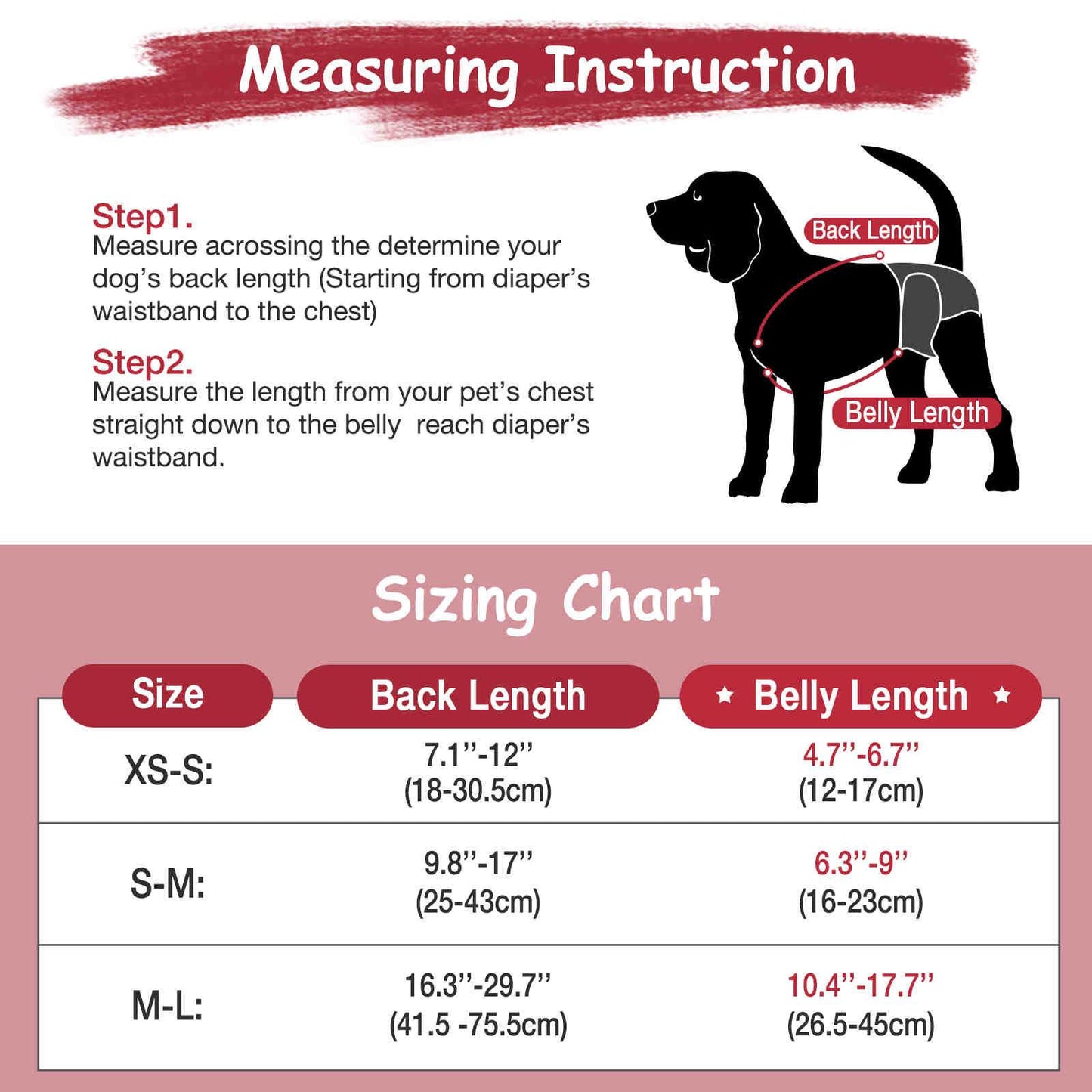 Dog Diaper Keeper For Male Dog And Female Dog Diapers