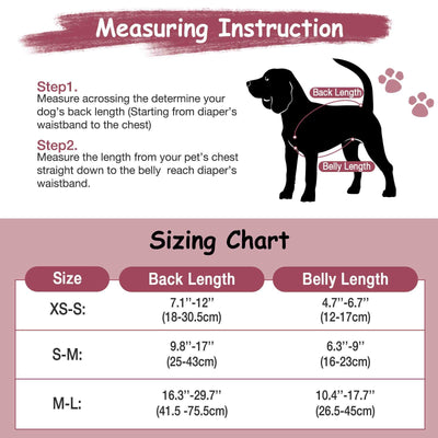 Dog Diaper Keeper For Male Dog And Female Dog Diapers