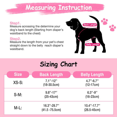 Dog Diaper Keeper For Male Dog And Female Dog Diapers