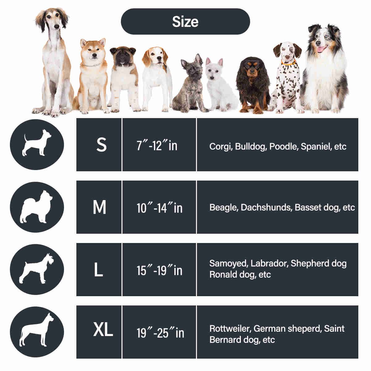 Inflatable Dog Collars-Adjustable Collars for dogs and Cats, 1 Pack (Blue)