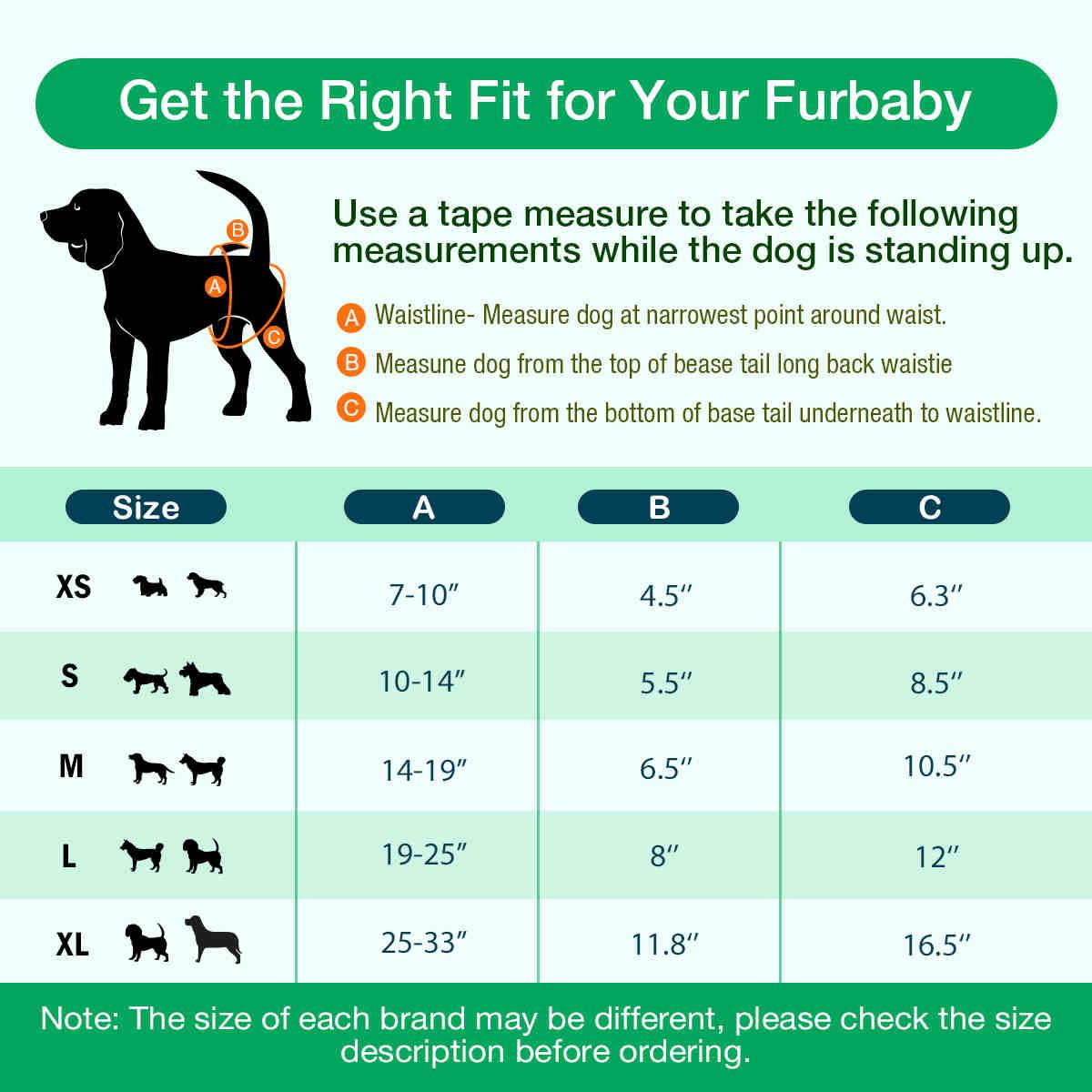 Washable Female Dog Diapers, Reusable Doggy Diapers