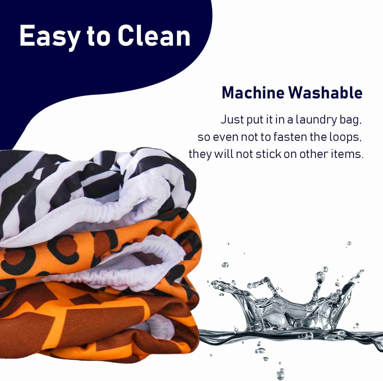 Washable Female Dog Diapers, Reusable Doggy Diapers, 3 Pack (Grassland)