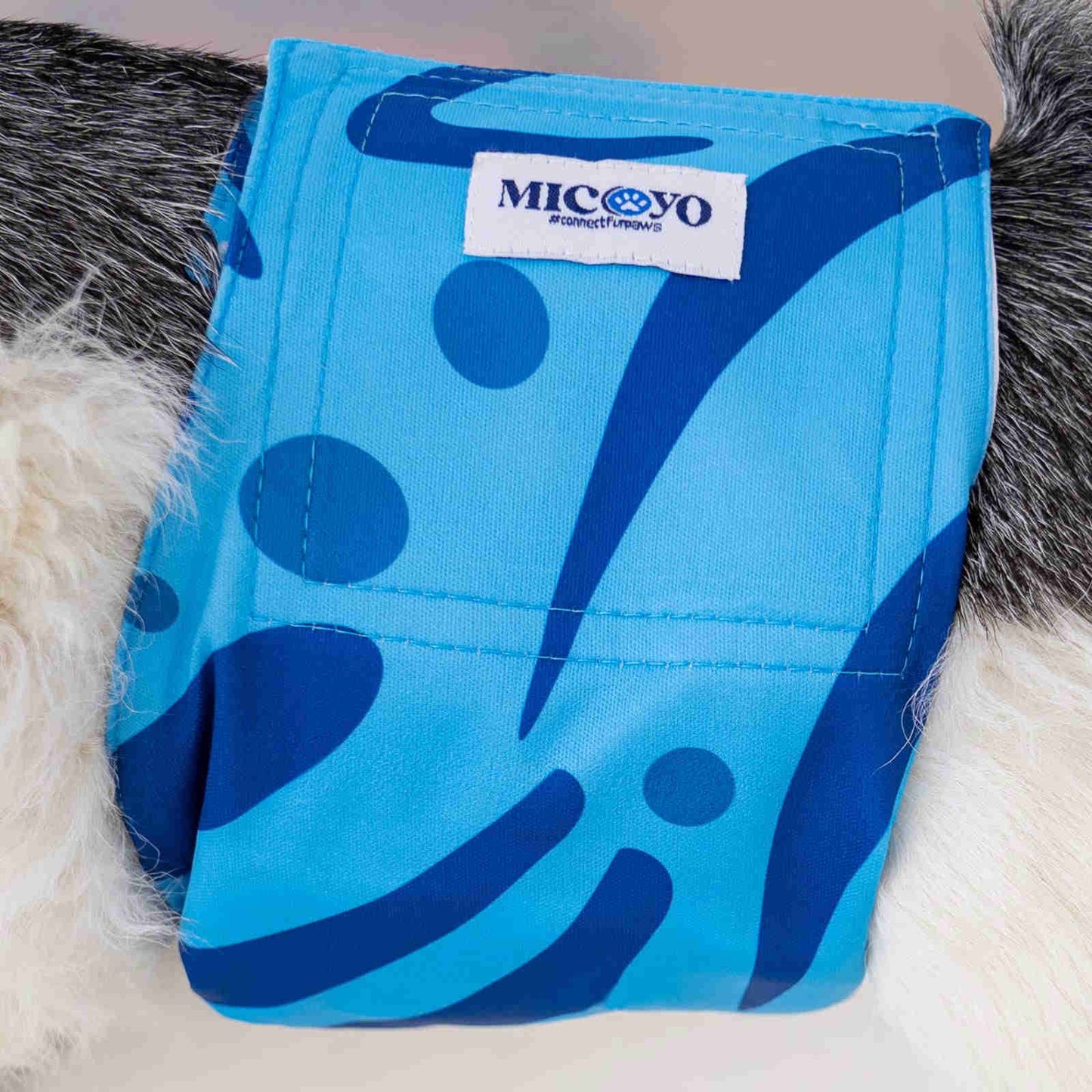 Washable Male Dog Diapers, Reusable Doggy Diapers, 3 Pack (Rainforest)