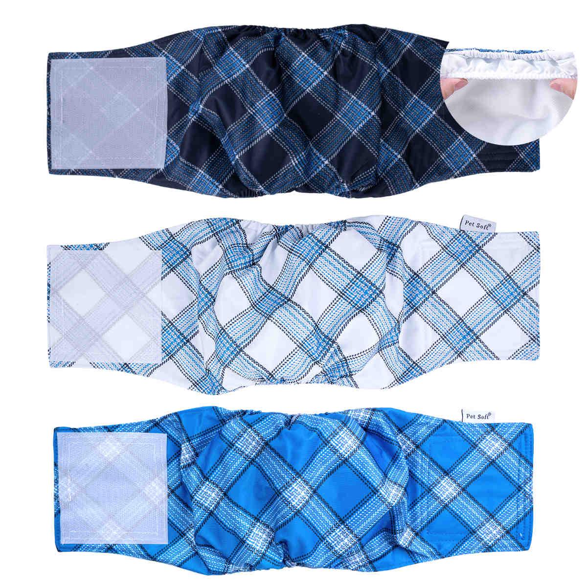 Washable Male Dog Diapers, Reusable Doggy Diapers