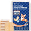 Pet Soft Male Dog Wraps - Disposable Dog Dipaers Male Wetness Indicator, Ultra Absorbent Puppy Diapers for Excitable Urination or Incontinence, 50pcs Small