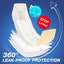 Pet Soft Male Dog Wraps - Disposable Dog Dipaers Male Wetness Indicator, Ultra Absorbent Puppy Diapers for Excitable Urination or Incontinence, 50pcs Small