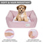 Cotton Dog Bed for Small Dogs with Removable Washable Cover, 1 Pack