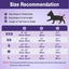 Disposable Female Dog Diaper, Adjustable Tail Hole with Wetness Indicator, Purple/Red, 1 Pack