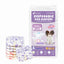 Disposable Female Dog Diaper, Adjustable Tail Hole with Wetness Indicator, Purple/Red, 1 Pack