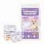 Disposable Female Dog Diaper, Adjustable Tail Hole with Wetness Indicator, Purple/Red, 1 Pack