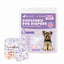 Disposable Female Dog Diaper, Adjustable Tail Hole with Wetness Indicator, Purple/Red, 1 Pack