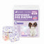 Disposable Female Dog Diaper, Adjustable Tail Hole with Wetness Indicator, Purple/Red, 1 Pack