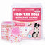 Disposable Female Dog Diaper, Adjustable Tail Hole with Wetness Indicator, Red, 1 Pack