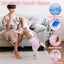 Disposable Female Dog Diaper, Adjustable Tail Hole with Wetness Indicator, Red, 1 Pack
