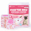 Disposable Female Dog Diaper, Adjustable Tail Hole with Wetness Indicator, Red, 1 Pack