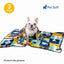 Fluffy Cats Dogs Blankets, 3 Pack  (French Bulldog, L)