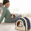 Guinea Pig Hideout，Bunny Bed, Small Animal Bed, Small Animal Bed, 1 Pack (BlueStars)