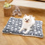 Washable Fleece Pet Cushion for Small Dog Cat Puppy, 2 Pcs