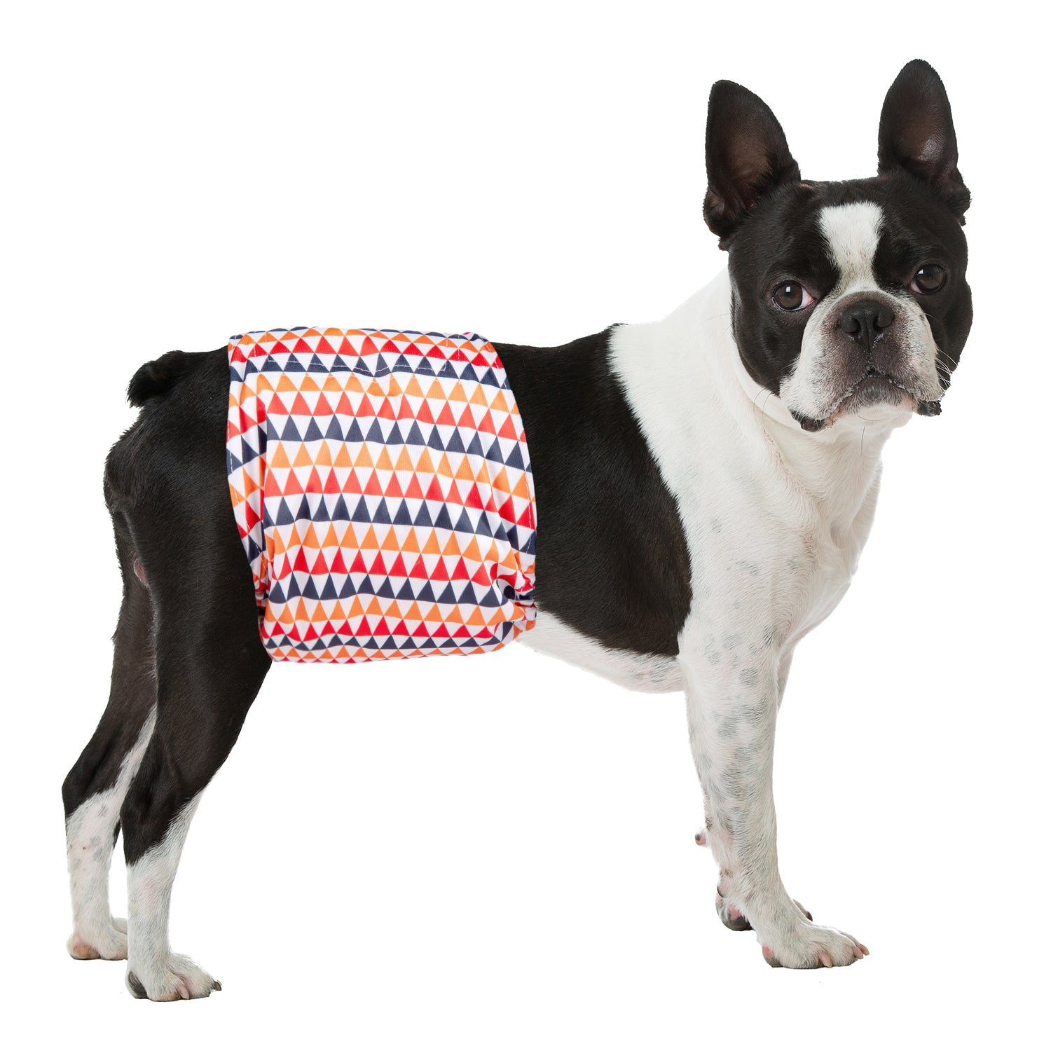 Washable Male Dog Diapers, Reusable Doggy Diapers, 3 Pack (Geometric Patterns)