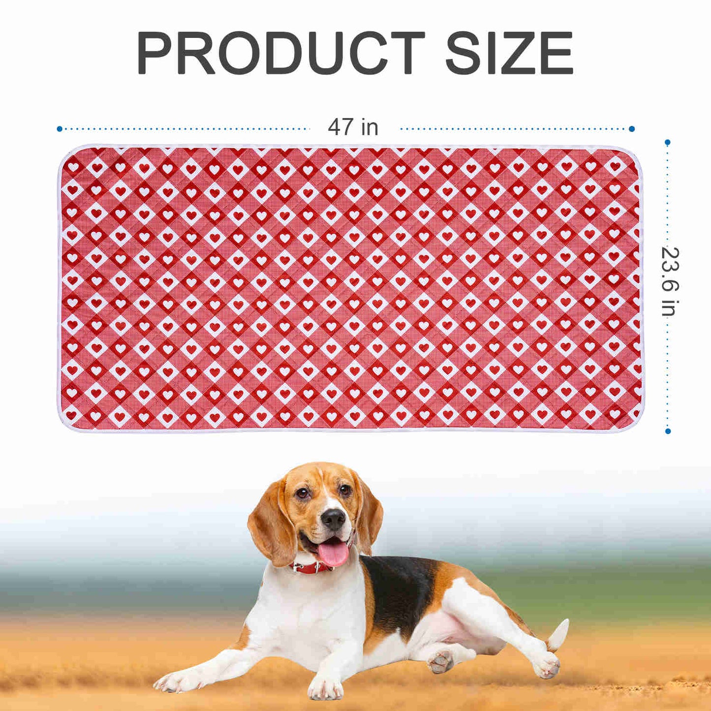 Washable Small Pet Pads, like guinea pigs(Heart)