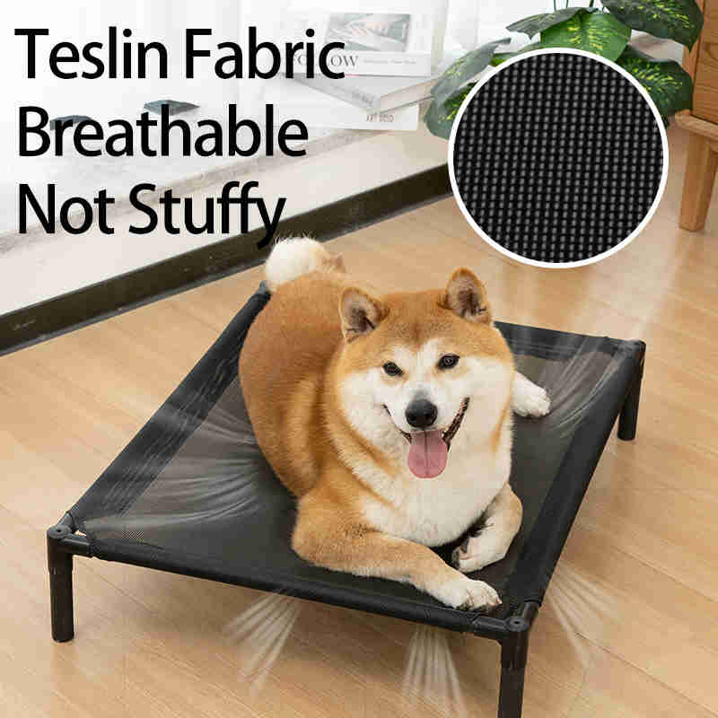 Cool Elevated Dog Bed with Washable Breathable Mesh, 1 Pack