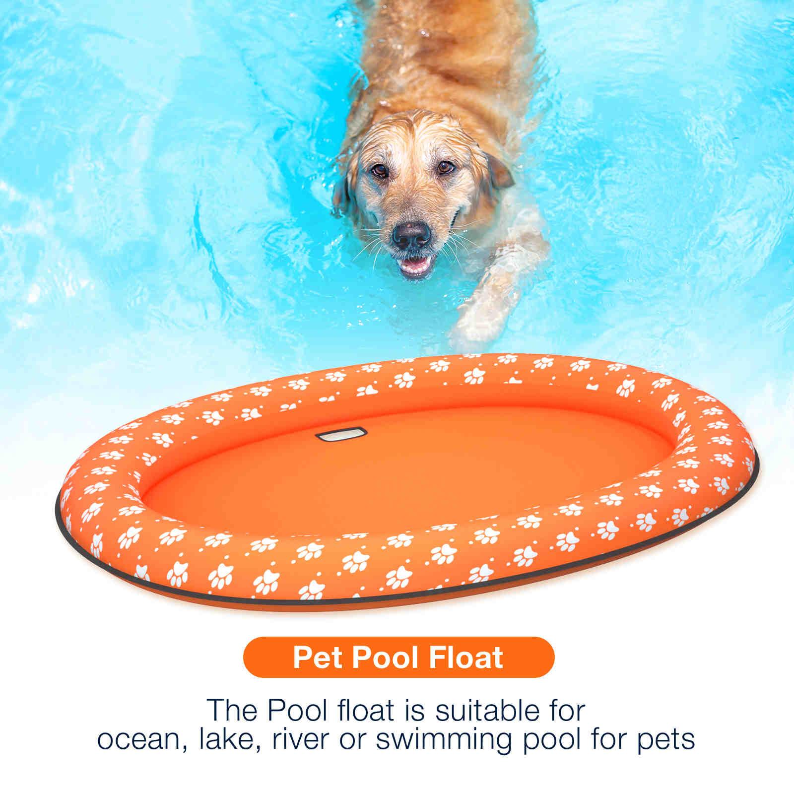 Dog Float Raft - Inflatable Dog Swimming Float for Summer