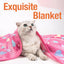 Fluffy Cats Dogs Blankets, 3 Pack  (Heart)