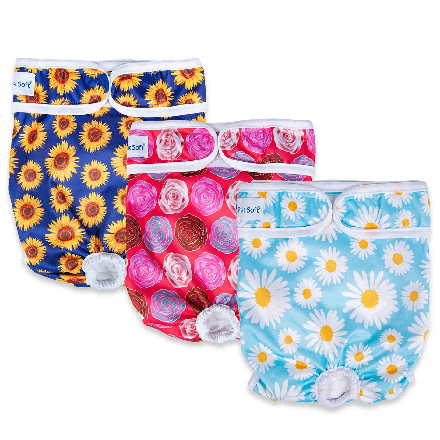 Washable Female Dog Diapers, Reusable Doggy Diapers