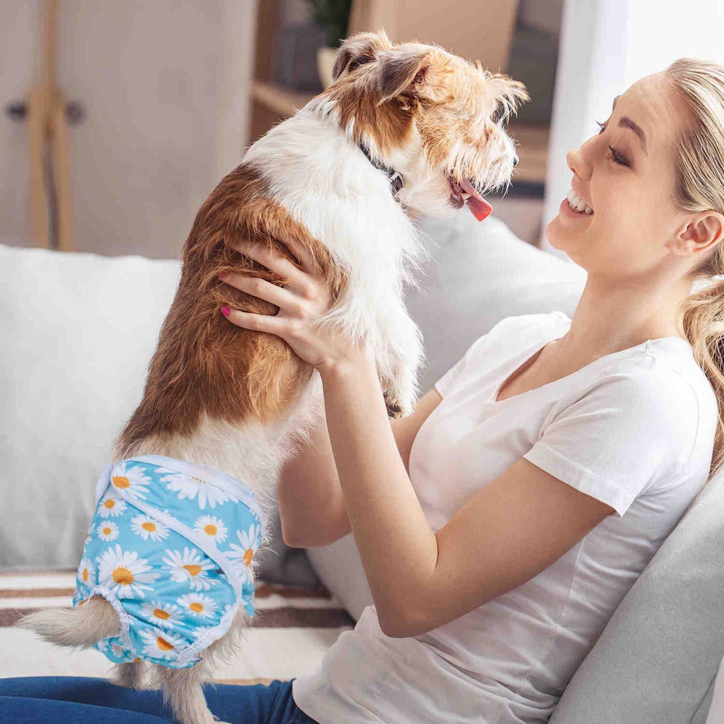 Washable Female Dog Diapers, Reusable Doggy Diapers