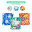 Washable Male Dog Diapers, Reusable Doggy Diapers, 3 Pack (Leaves)